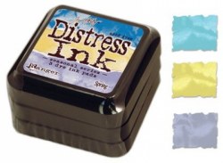 Set 3 distress ink SPRING