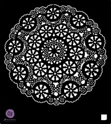 Pochoir Doily #2 - Prima