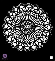 Pochoir Doily #3 - Prima