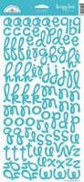 Stickers alphabet LOOPY LOU bleu 