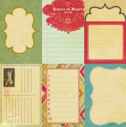 {Knave of hearts}Journaling cards - Collage Press