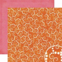 {Pink plum}Tangerine - Crate paper