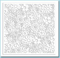 Papier ajouré White flowers - Creative imaginations