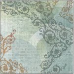 Blue scroll - Creative imaginations