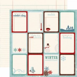 {Wintertime}Journaling cards - Echo park