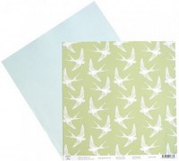 {Paper chic}Birdie green - Grant studios