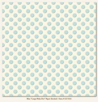 {Lush}Blue large polka dots - MME