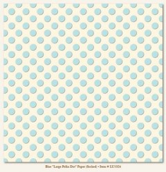 {Lush}Blue large polka dots - MME