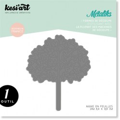 Forme de découpe(die) - Métaliks ARBRE EN FEUILLES - Kesi'art