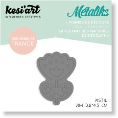 Forme de découpe(die) - Mini Métaliks PISTIL - Kesi'art