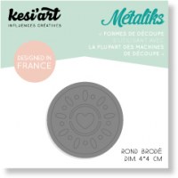 Forme de découpe(die) - Mini Métaliks ROND BRODÉ- Kesi'art