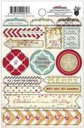 {Merry little christmas}Stickers Labels - Fancy pants