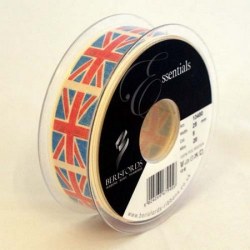 Ruban VINTAGE FLAG 25 mm