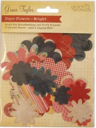 {Grace taylor}Die cuts BRIGHT FLOWERS - Grant studios