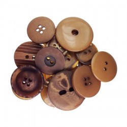 Boutons marron - Kesi'art