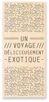 Tampon bois VOYAGE EXOTIQUE - Kesi'art