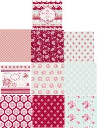Bloc papier 30x30 cm WINTERGARDEN - Tilda