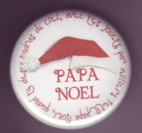 Badge PAPA NOEL 38mm - Scrapinerie