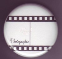 Badge PHOTOGRAPHIE 38mm - Scrapinerie