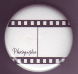 Badge PHOTOGRAPHIE 38mm - Scrapinerie