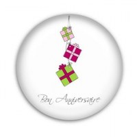 Badge BON ANNIVERSAIRE 38mm - Scrapinerie