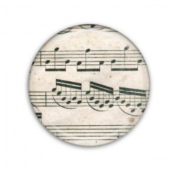 Badge MUSIQUE 38mm - Scrapinerie