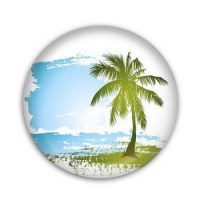 Badge PALMIER 38mm - Scrapinerie