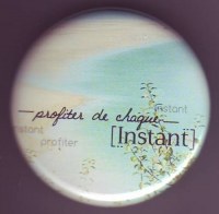 Badge PLAGE 38mm - Scrapinerie