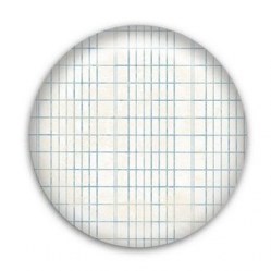Badge QUADRILLAGE PAPIER2 25mm - Scrapinerie