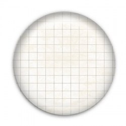 Badge QUADRILLAGE PAPIER1 25mm - Scrapinerie