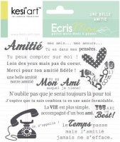 Tampons clear UNE BELLE AMITIE - Kesi'art