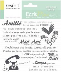 Tampons clear UNE BELLE AMITIE - Kesi'art