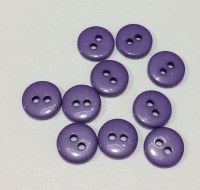 Lot 10 mini boutons VIOLET 1 cm - Kirecraft