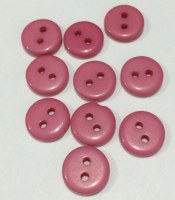 Lot 10 mini boutons ROSE FANÉ 1 cm - Kirecraft
