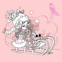 Tampon clear MERRY SLEDDING SNOWBABY - Belles'n whistles 