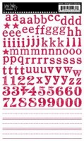 Rub-ons alphabet Kindergarten ROUGE - Jenni Bowlin