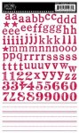 Rub-ons alphabet Kindergarten ROUGE - Jenni Bowlin