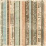 {Grandma's attic}Vintage stripe - Paper company