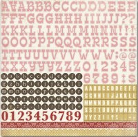 Stickers alphabet BEAUTIFUL MOMENTS - Carta bella