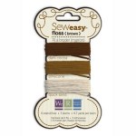 Fil à broder SEW EASY FLOSS BROWN