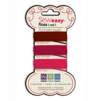 Fil à broder SEW EASY FLOSS RED