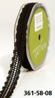 Ruban CROCHET BLACK - May arts