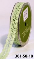 Ruban CROCHET LIGHT CELERY - May arts