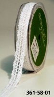 Ruban CROCHET WHITE - May arts