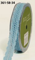 Ruban CROCHET LIGHT BLUE - May arts