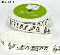 Ruban NOTE DE MUSIQUE - May arts
