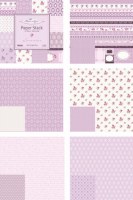 Bloc papiers 30x30 LAVENDER - Tilda