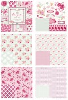 Bloc papiers 30x30 FLOWERGARDEN - Tilda