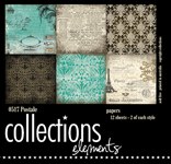 Kit papiers 15x15 cm POSTALE - Collections elements