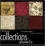 Kit papiers 15x15 cm BAROQUE - Collections elements